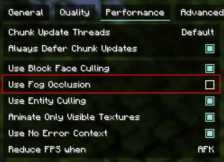 fog occlusion