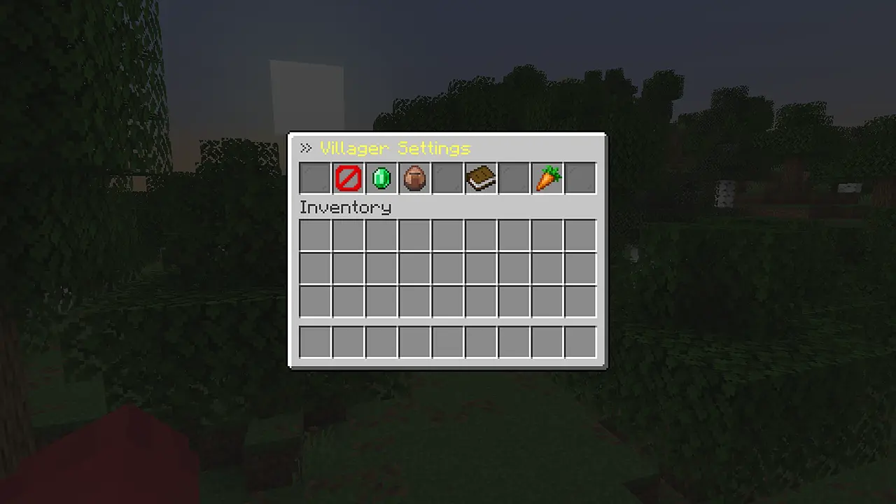 VillagerSettings GUI