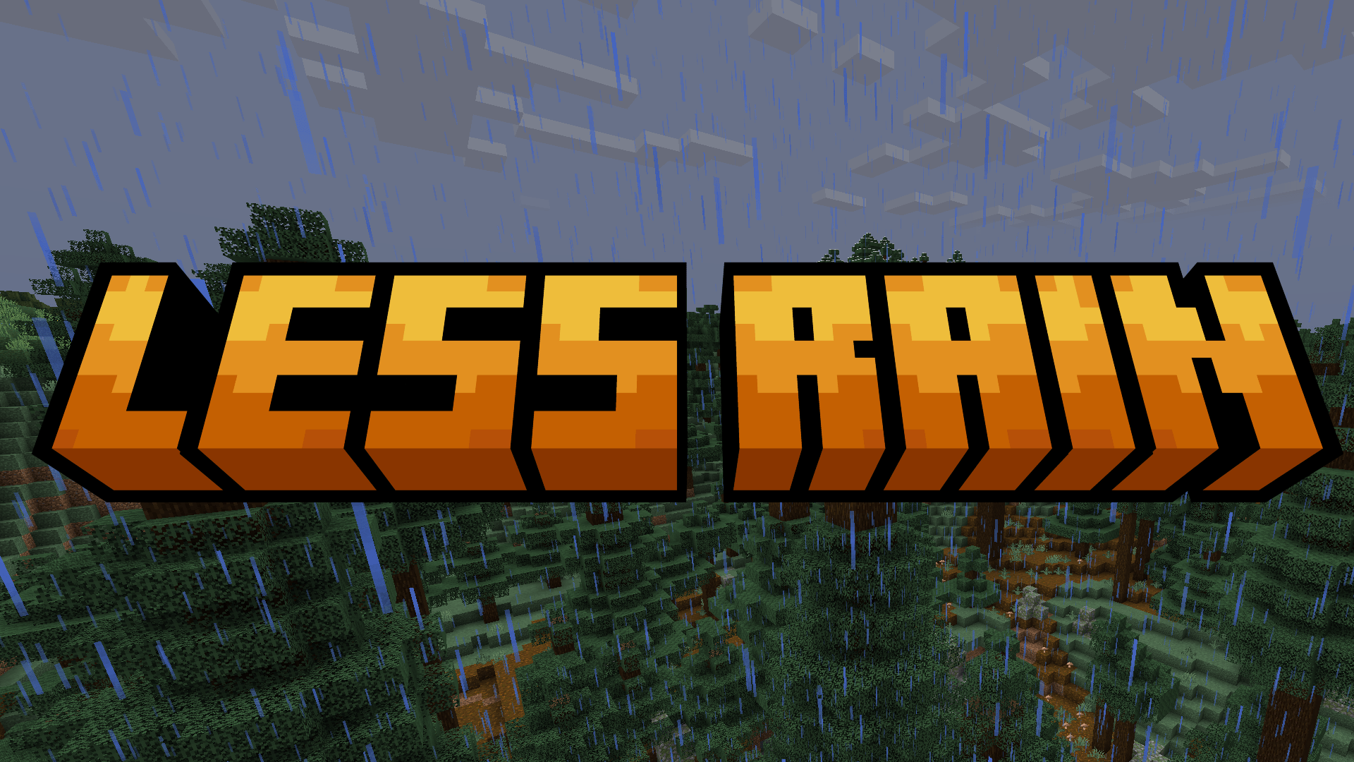 Less Rain - Minecraft Resource Pack