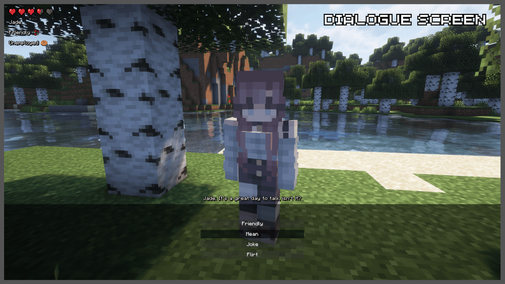 Dialogue Screen