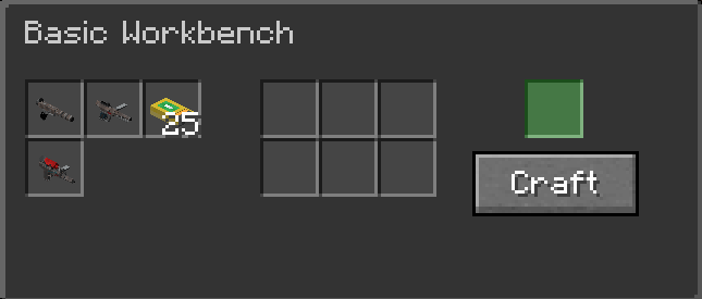 Pre update crafting table.