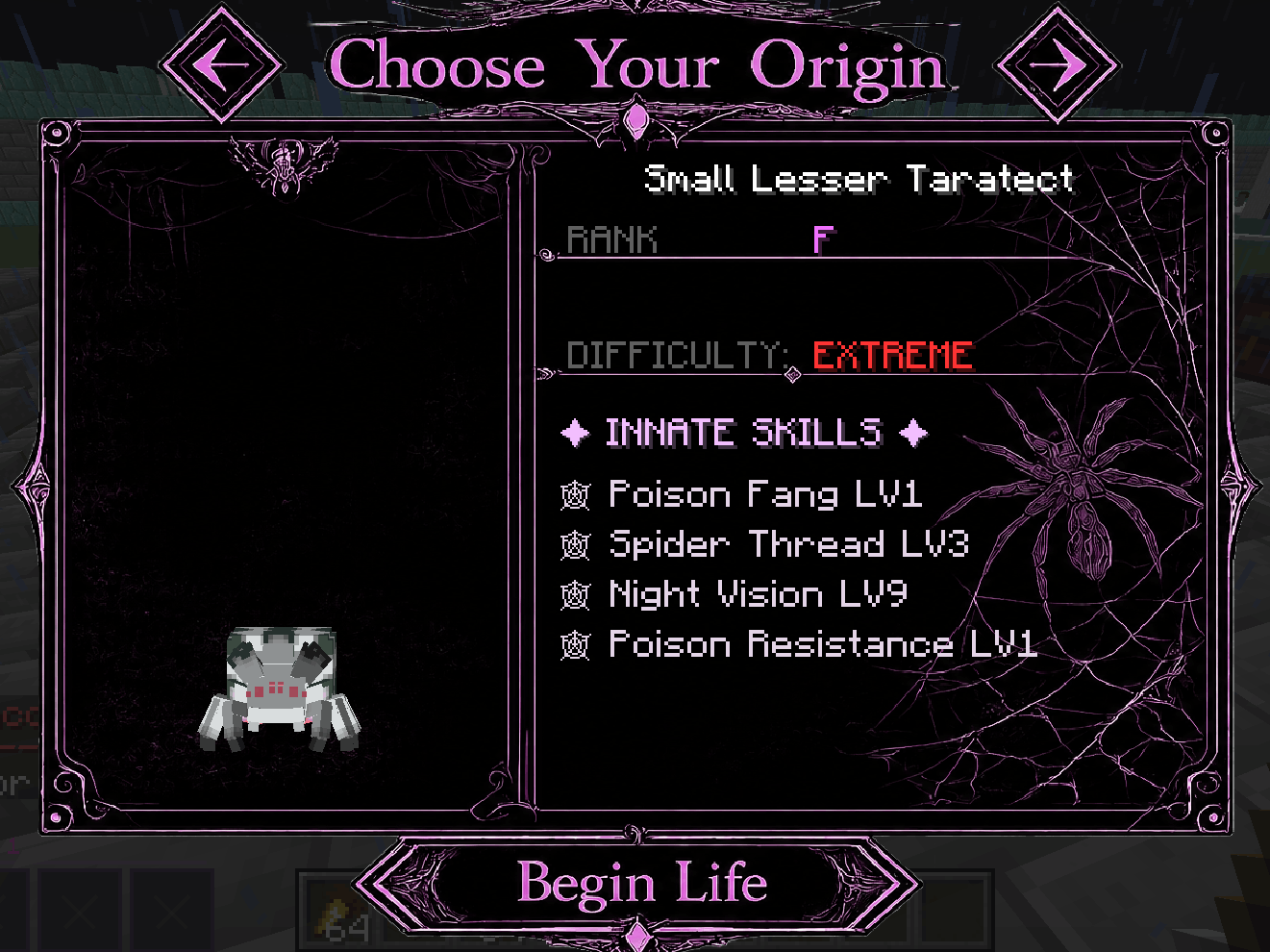 Small Lesser Taratect