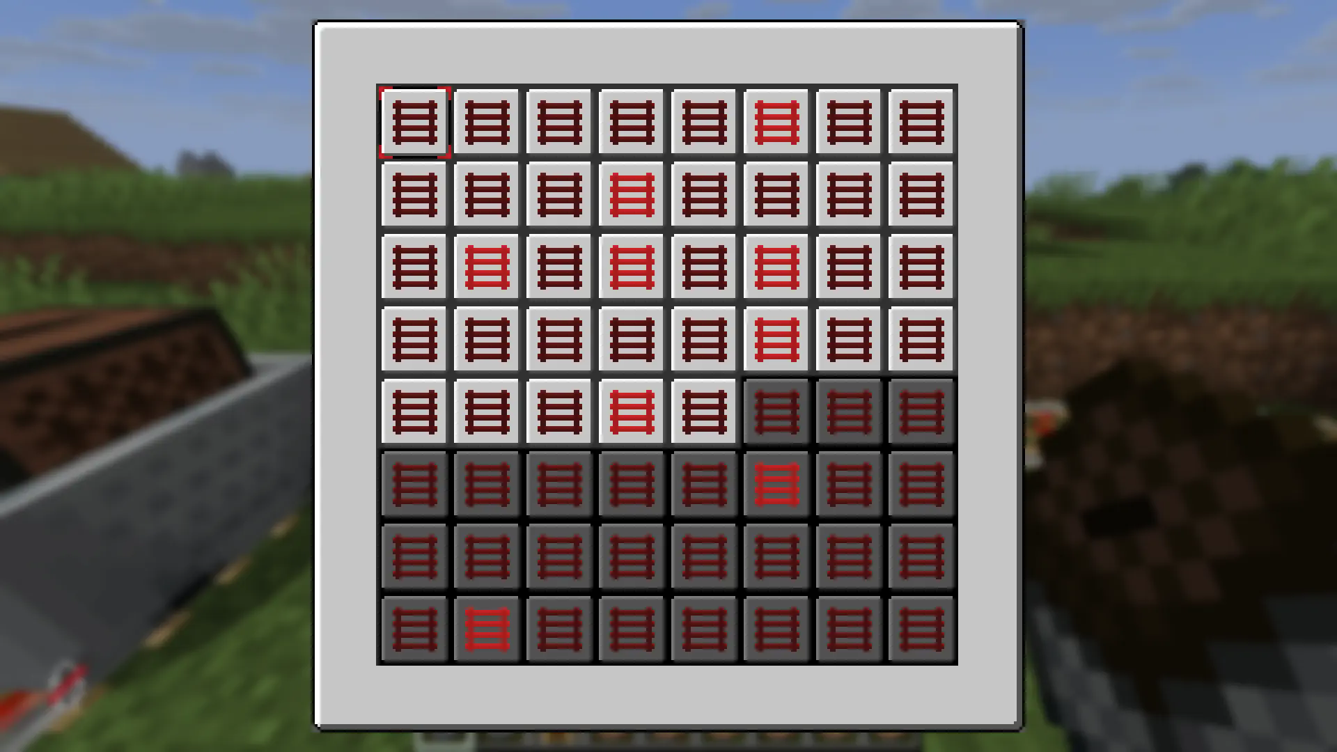 Input screen on an input cart