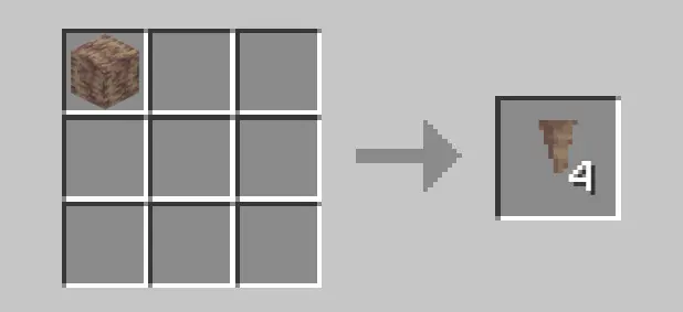Crafting example for dripstone
