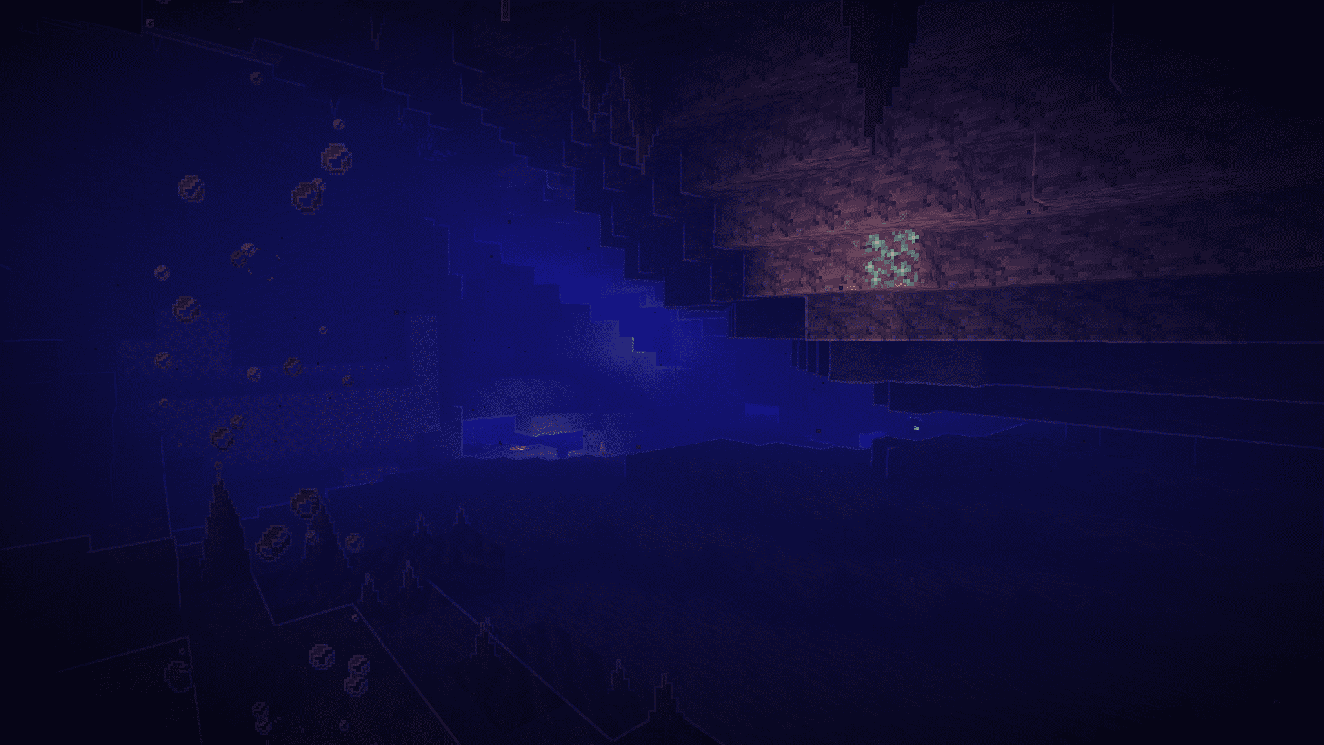 under water caves