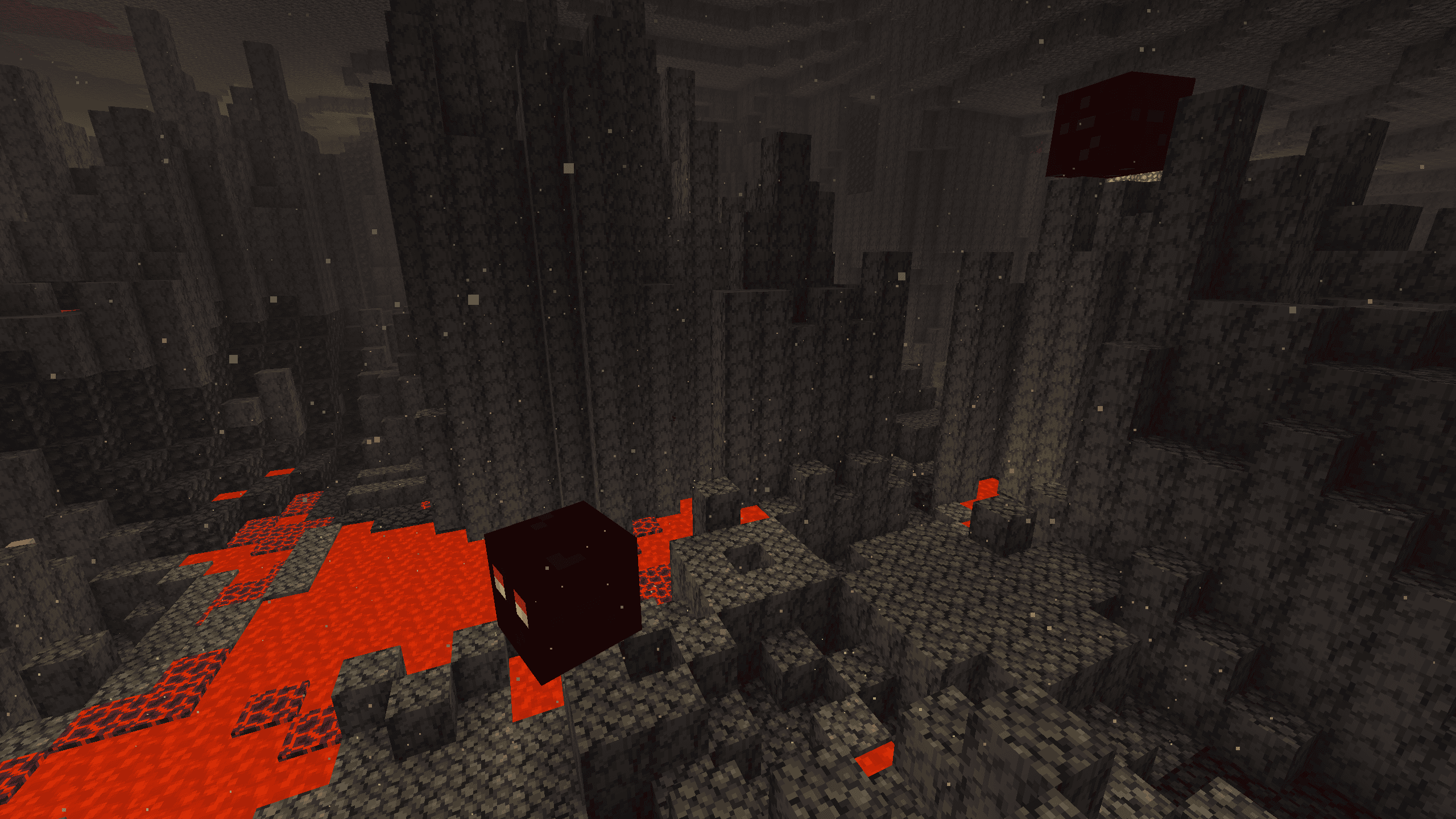 Basalt Deltas with reder lava