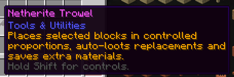Netherite Trowel 1