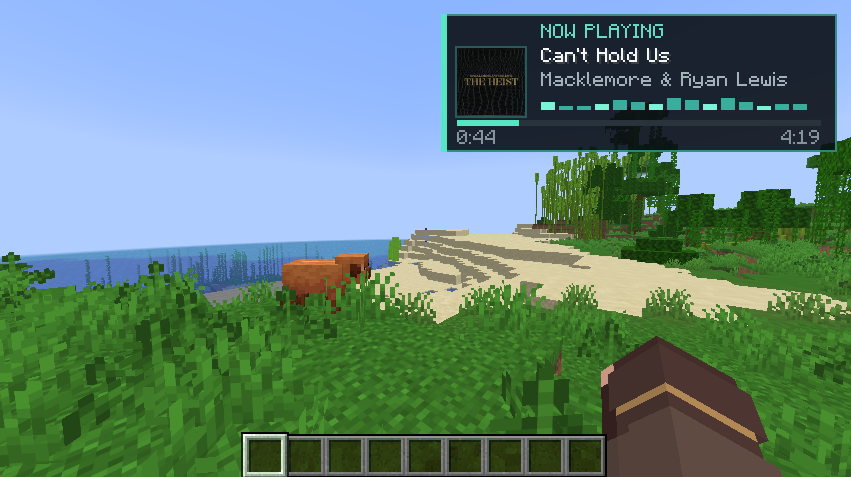 HUD Music Player