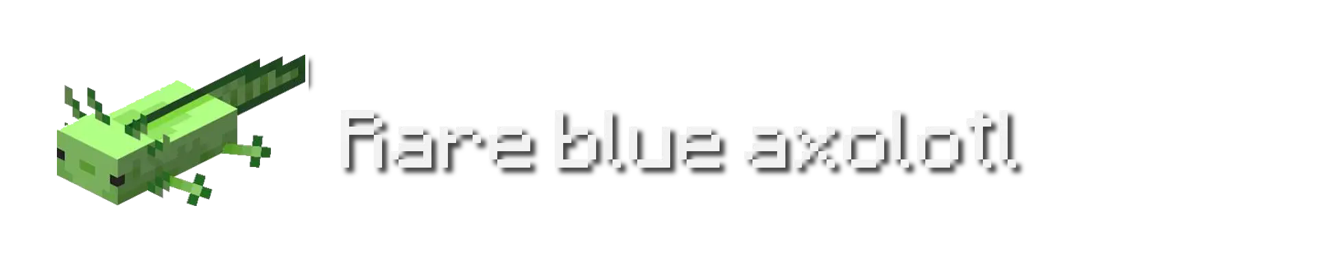 Rare "Green" Axolotl