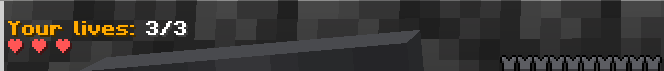 Chat message with the player's lives when executed /lives