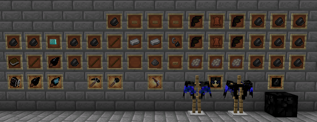 Custom items' recipes