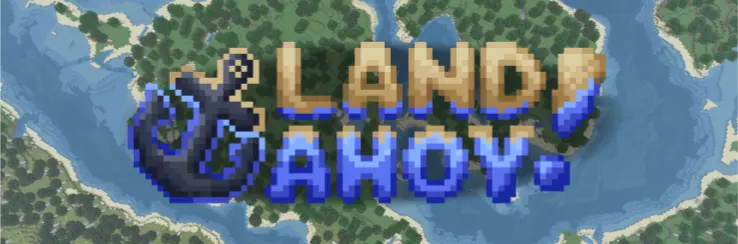 land ahoy banner
