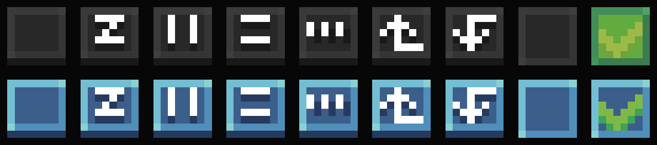 Dark Buttons