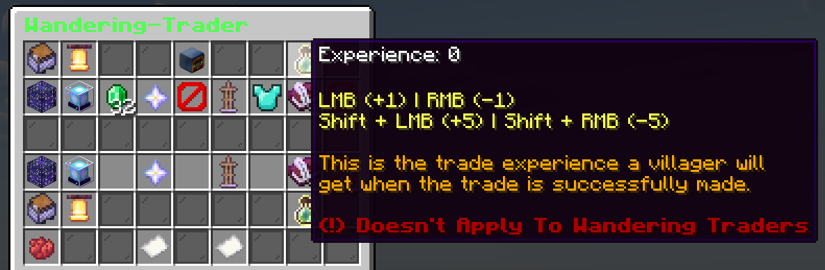 Editing Custom Trades