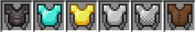 All the Minecraft Armor Textures with elytras behind them