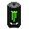 pixel texture of the classic monster energy flavor