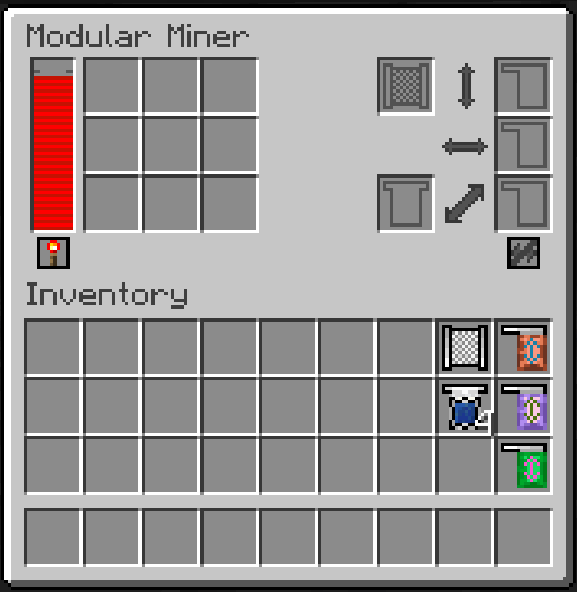 Modular Miner Inventory