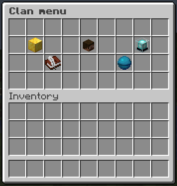 Clan menu