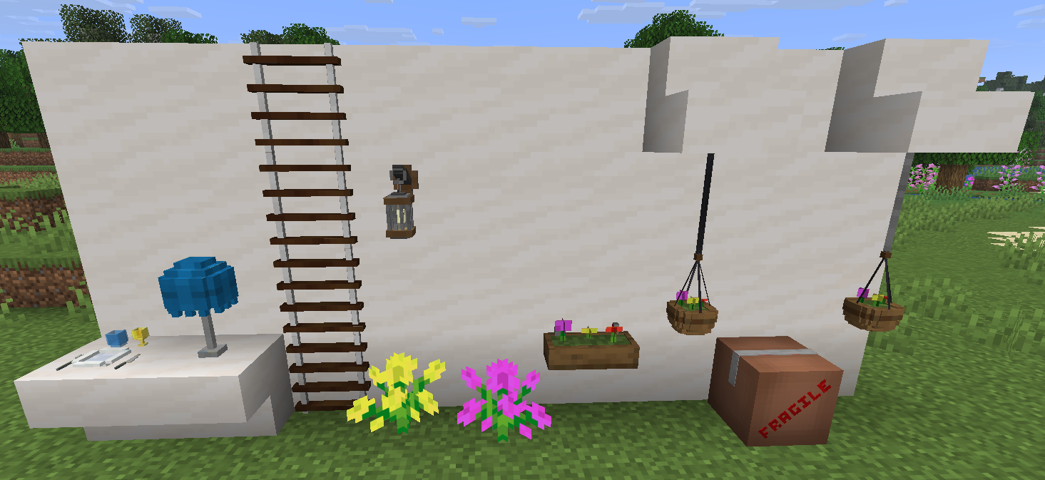 overview of the blocks