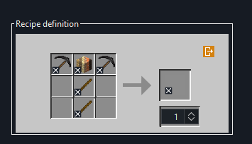 Pickaxe Recipe
