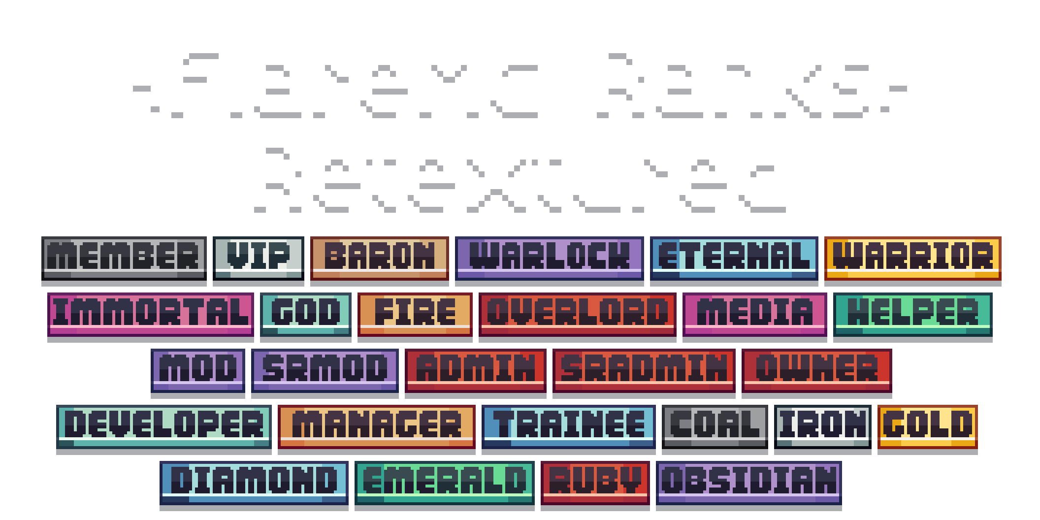 ## Flare Ranks Retextured