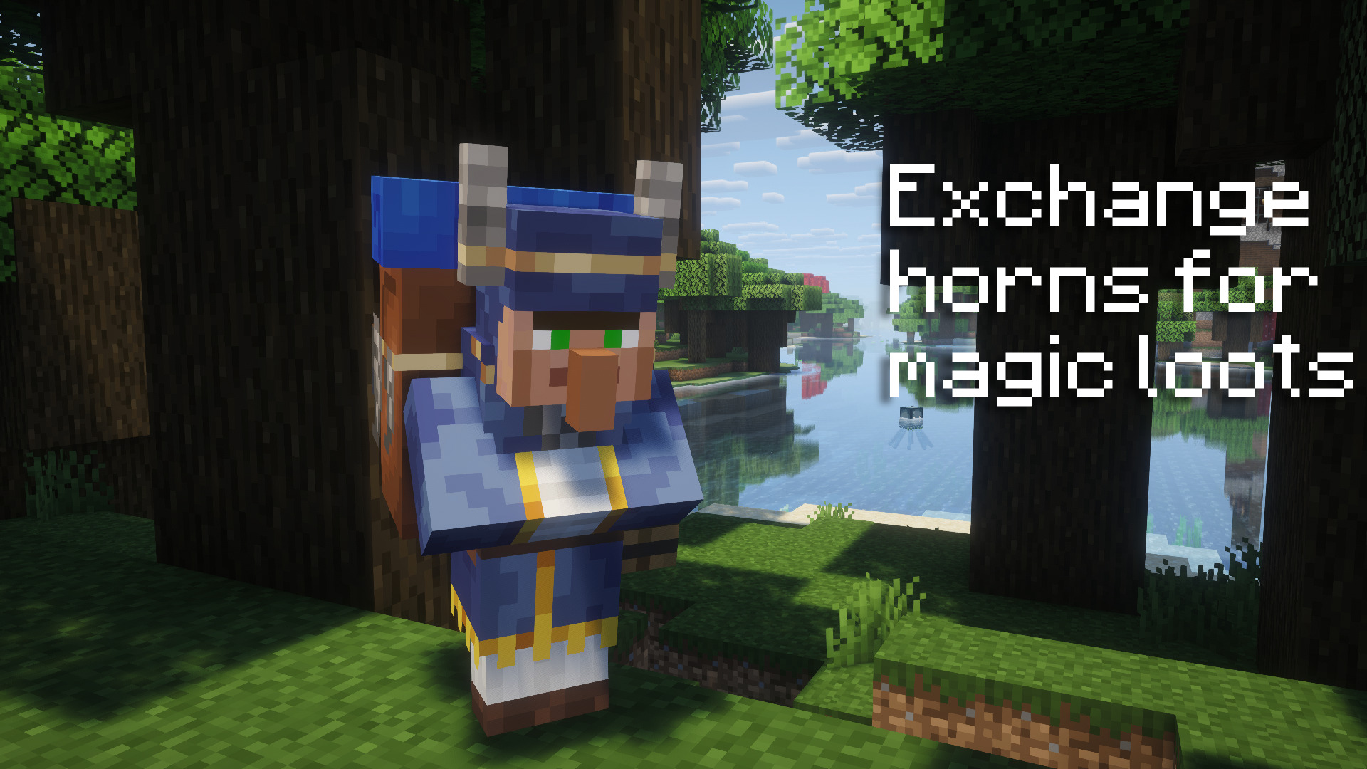 Exchange horns for magic loots