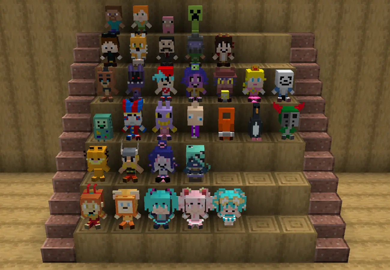 All (non-secret) plushies in 1.0