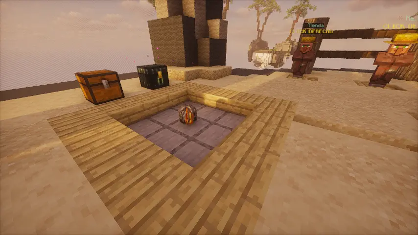 Captura de pantalla de un generador en BedWars/Screenshot of a generator on BedWars