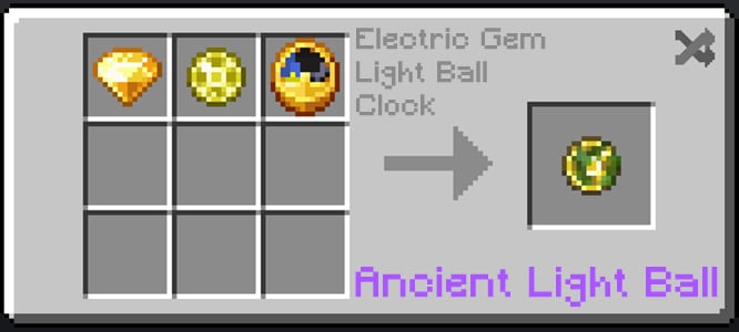 Recipe Ancient Light Ball