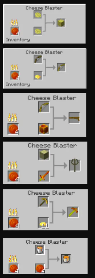 Cheese Blaster Recipes