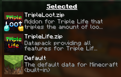 Pack ordering