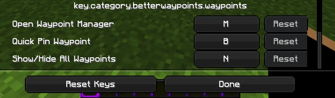 keybinds