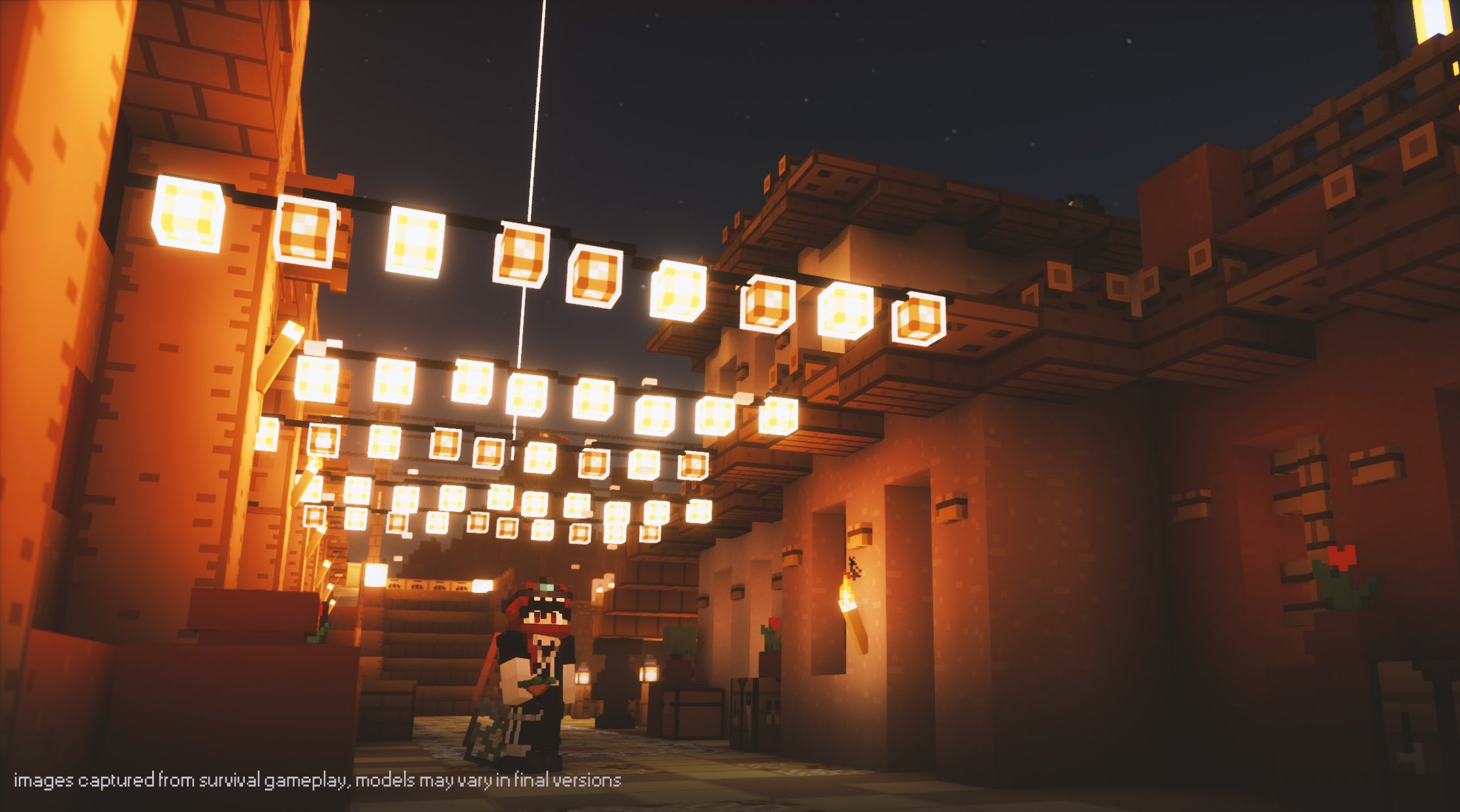 An example build featuring the fairy lights.