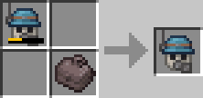 A crafting recipe with a helmet and repair kit