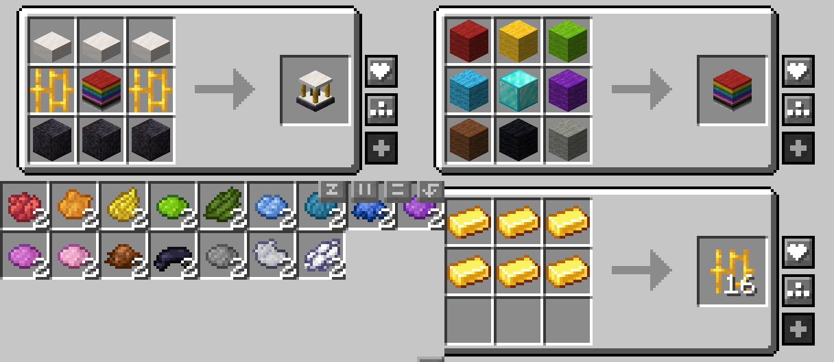 Dye Pylon Recipes