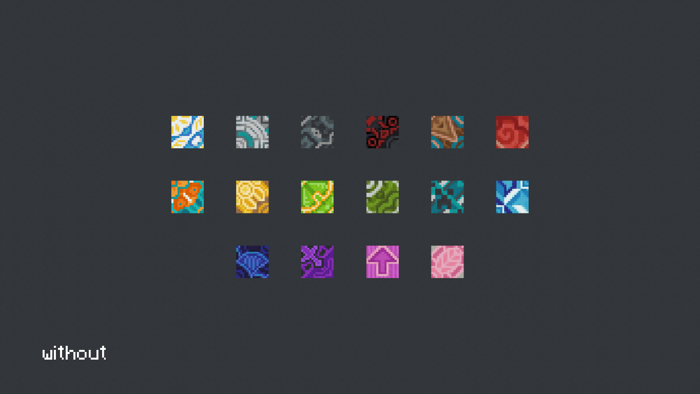 glazed terracotta blocks without resource pack