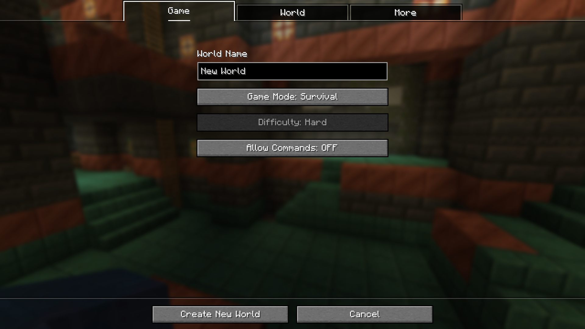 Forced hard mode.