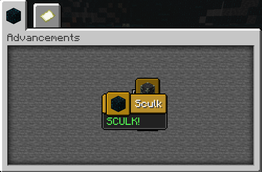 Sculk Advancement