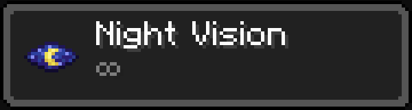 The Night Vision banner from Minecraft