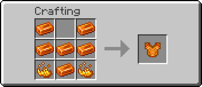Fire Chestplate Recipe