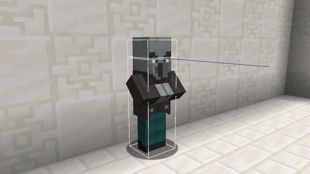Changes the hitbox color to gray