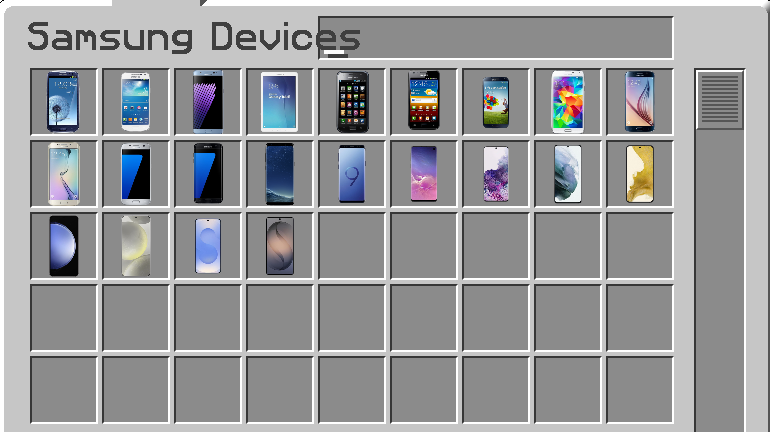 Samsung Devices Tab