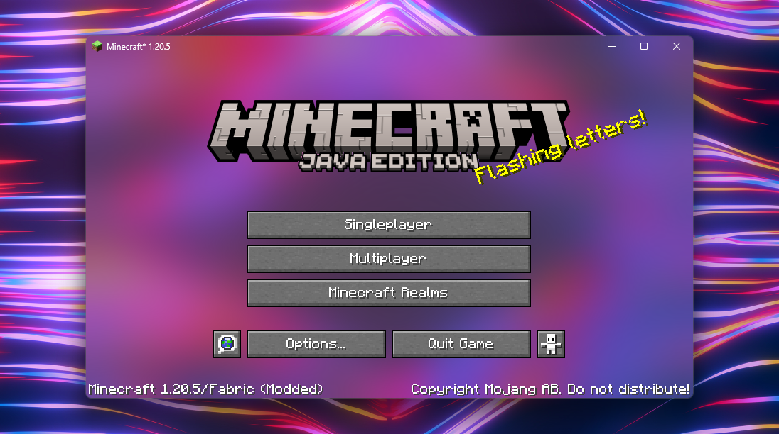 Main Menu