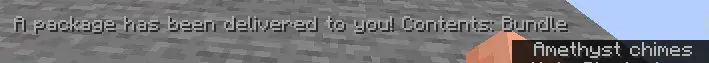 A screenshot of the text notification, as well as the subtitles from the sound notification.