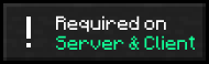 Required on Server & Client
