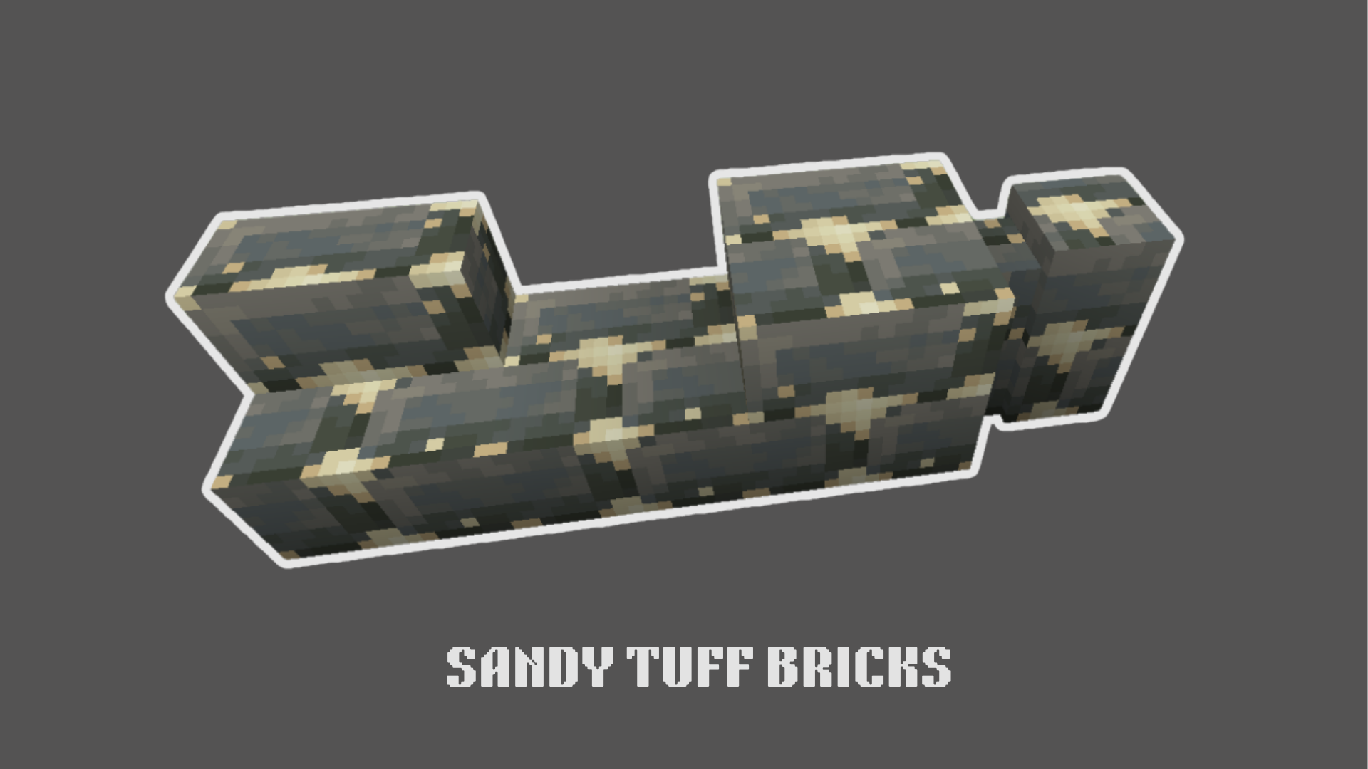 Sandy Tuff Bricks set