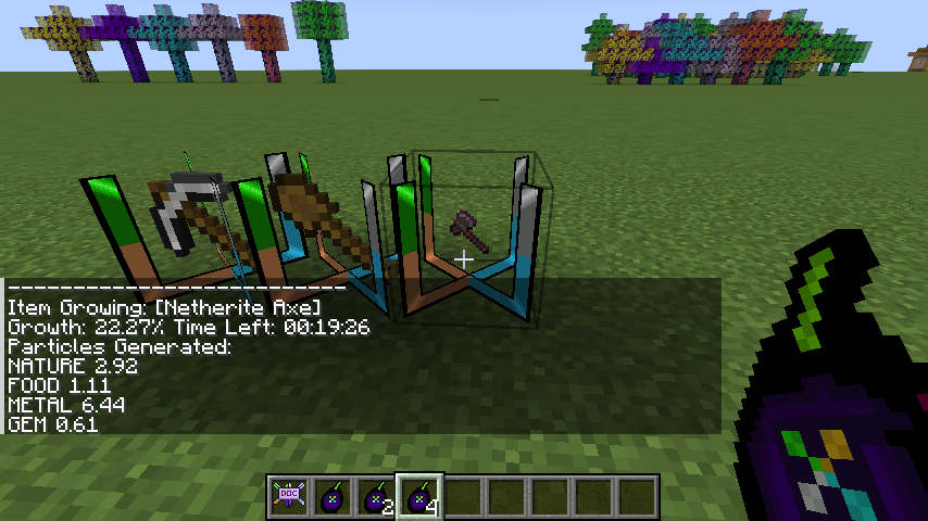 Quantum Tool Crop Netherite Axe