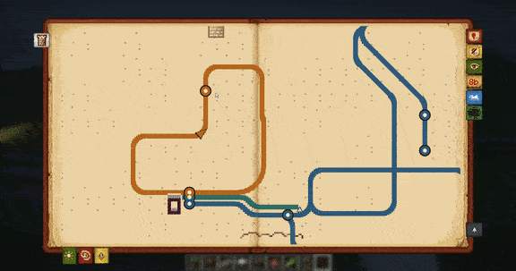 Image shows train tracking on the track line