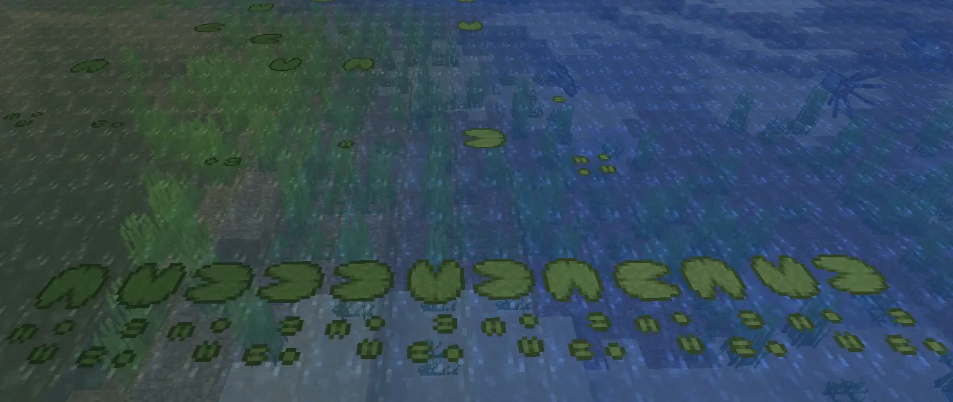 A Nice Gradient Of Lilypads
