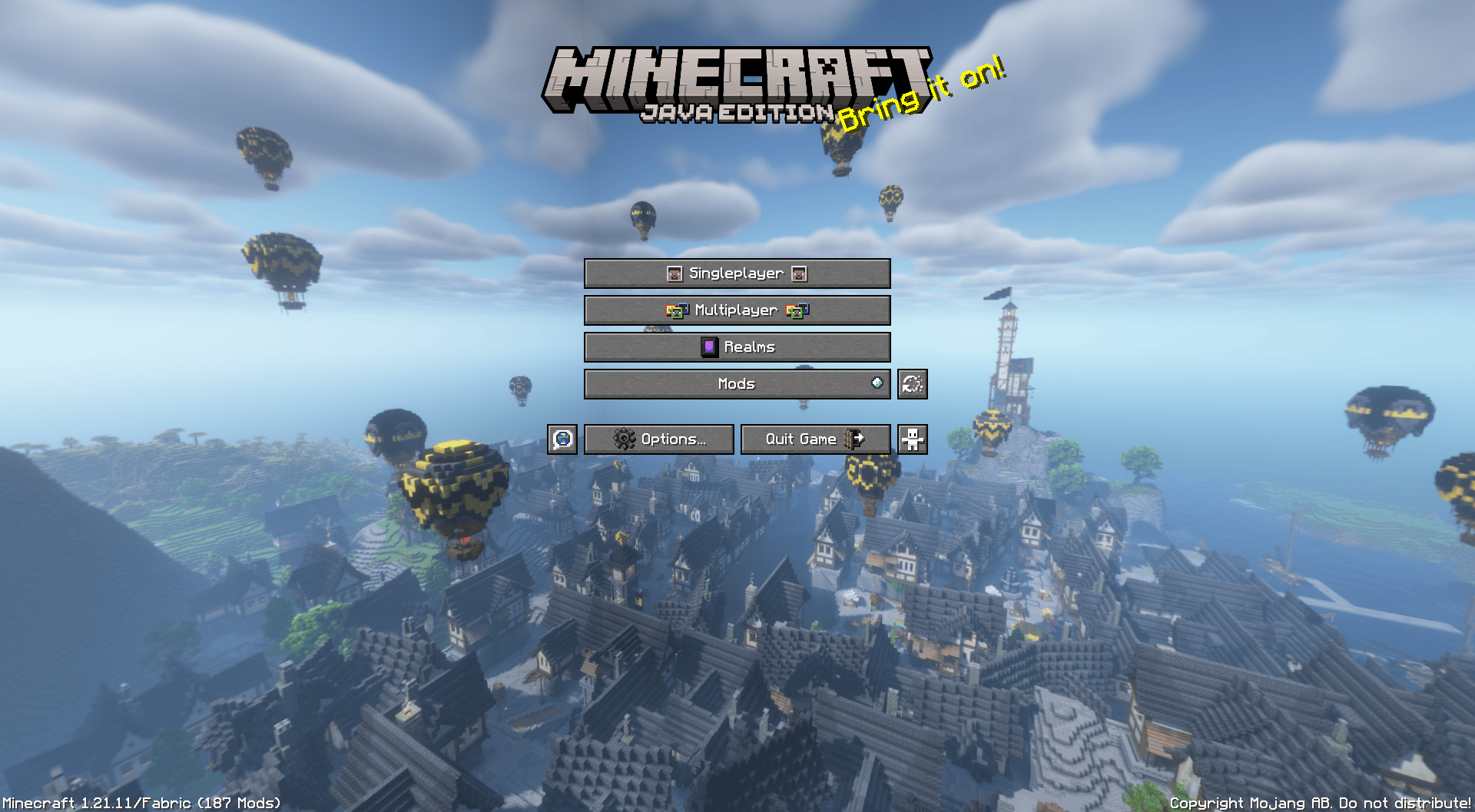The princezam empire menu panorama when applied.
